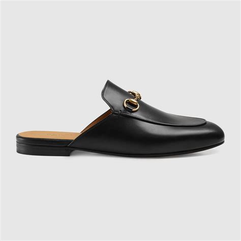 gucci slippers princetown|gucci princetown leather slipper women.